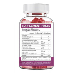 Front label highlighting glucosamine 1500mg and chondroitin 200mg