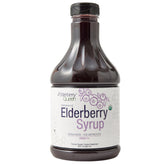 Front view of Elderberry Queen Organic Elderberry Syrup 30 oz bottle