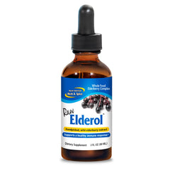 Front view of Elderol 2 oz bottle by North American Herb and Spice