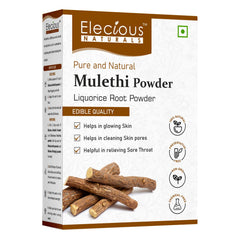 Elecious Mulethi Powder 200g for face, hair and skin