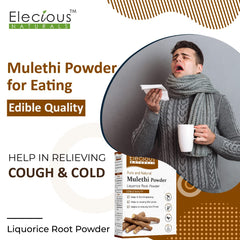 Natural preservative-free mulethi powder in 200g jar