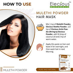 Mulethi powder for face and hair care routine