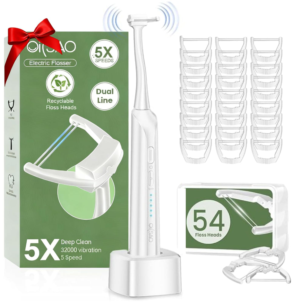 Electric Flosser device with ergonomic handle