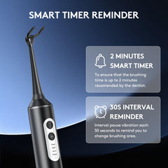 Travel friendly compact electric flosser