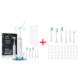 Electric flosser set with multiple heads