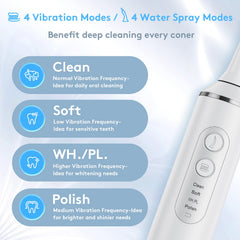 Multiple water spray modes available
