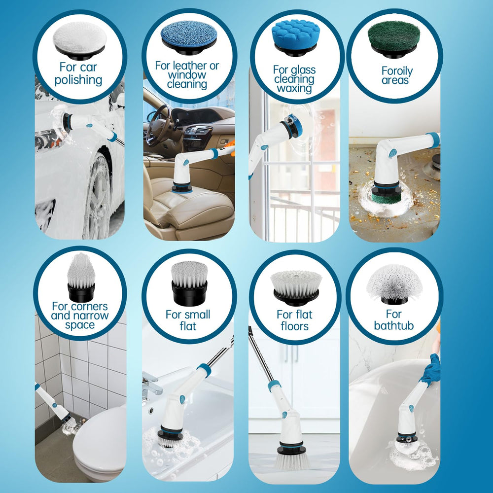 Dome brush head for curved surfaces