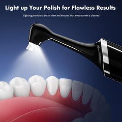 Polisher in use in bathroom for daily home cleaning