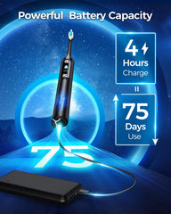 Travel case with electric toothbrush