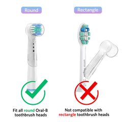 Durable hard PU shell protects toothbrush from scratches
