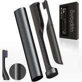 Slate gray electric toothbrush front view