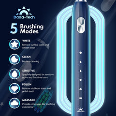Five cleaning modes: White, Clean, Sensitive, Polish, Massage