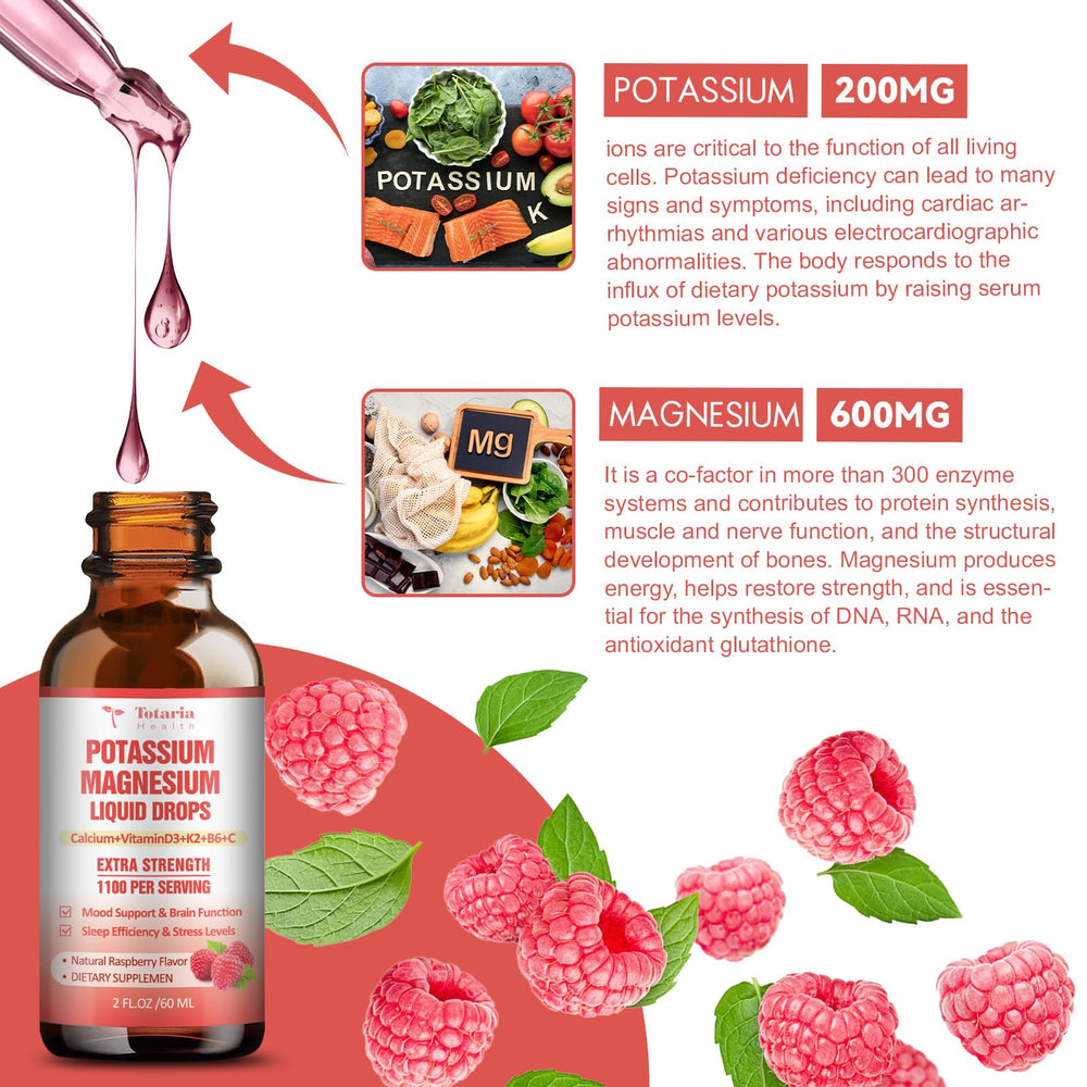 Electrolyte and mineral drops bottle label