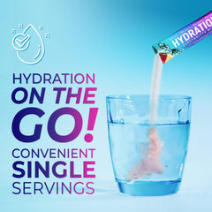 Strawberry lemonade flavored hydration mix