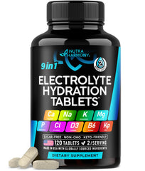 Nine-in-one electrolyte tablets with minerals