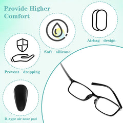 Nose pad replacement for plastic frames – easy to install