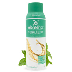 Elementa Silver Adult Mouth Rinse Wintermint bottle front view