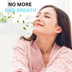 Fresh breath concept with Elementa Silver Wintermint Mouth Rinse
