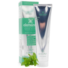 Front view of Elementa Silver Wintermint Non-Foaming Toothpaste 4 oz