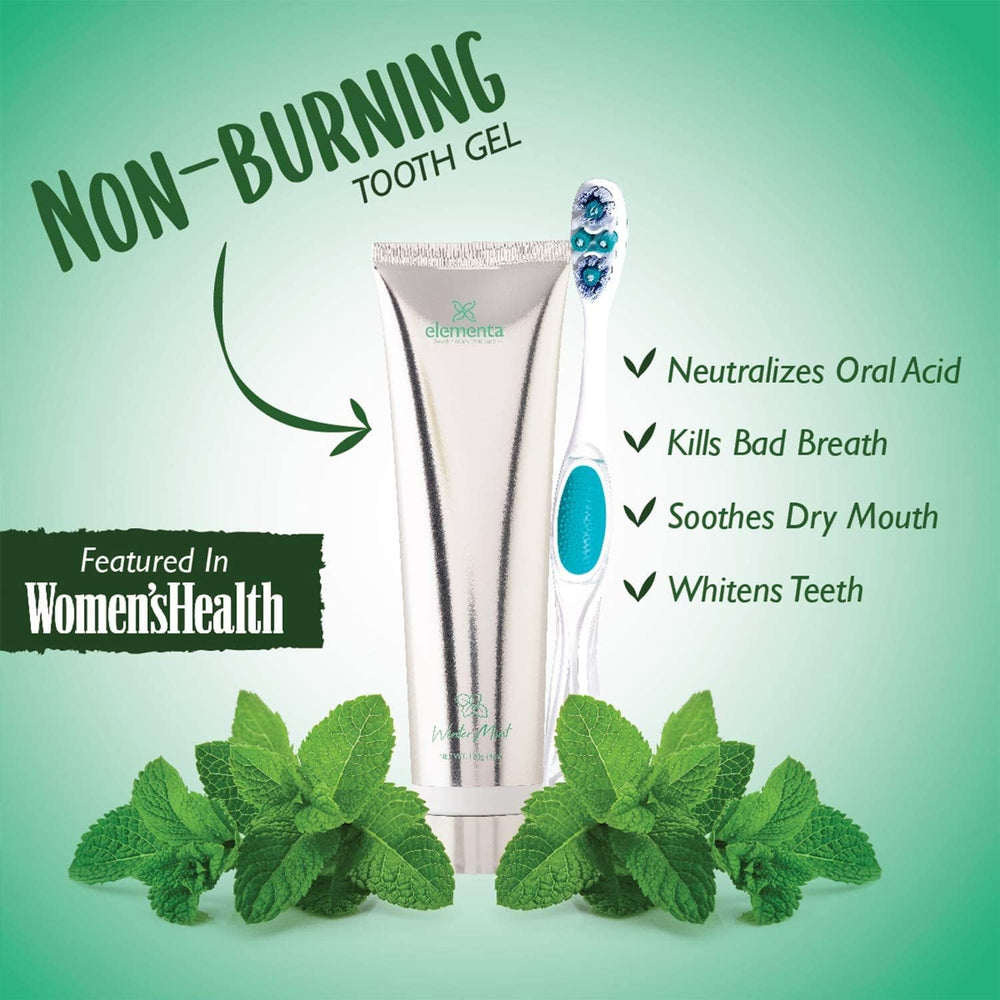 Whitening effect visualization of Elementa Silver Wintermint