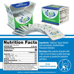 Elete Citrilyte Add-In all-natural electrolytes are vegan and gluten-free.