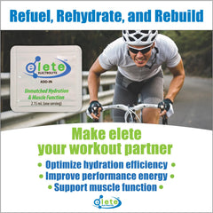 Elete Citrilyte Add-In portable packaging for travel and workouts.