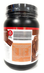 Elevation Millville chocolate protein powder dissolving in liquid for quick mix