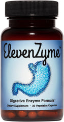 ElevenZyme bottle front view with label