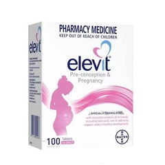 Elevit TAB with Iodine packaging and bottle