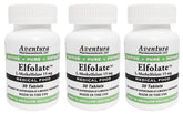 ELFOLATE 15mg L-Methylfolate bottle label with 30 tablets