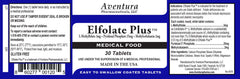 Close-up of ELFOLATE Plus 3mg L-Methylfolate tablets