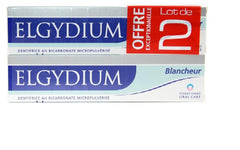 Elgydium Whitening Toothpaste with Bicarbonate - 2x75 ml pack