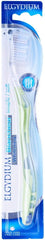 Ergonomic non slip handle of Elgydium Whitening Soft Toothbrush