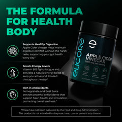 Product shot of ELICORE ACV Gummies bottle