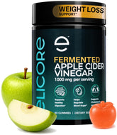 ELICORE Apple Cider Vinegar Gummies bottle for daily digestion support