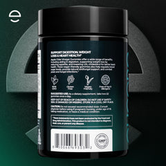 ELICORE gummies serving spoon illustrates simple, measured daily dosing.