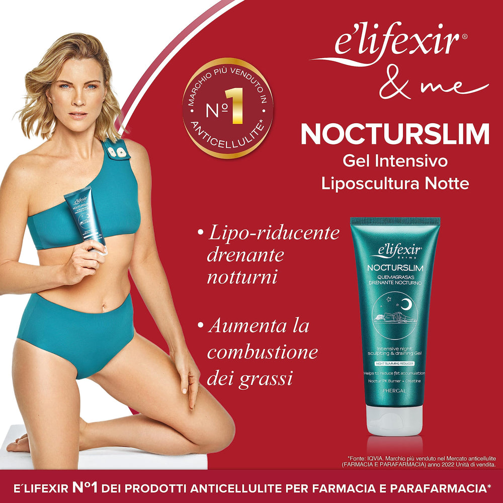Gel texture on skin for nocturnal liposculpting