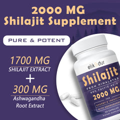 Shilajit with 60% Fulvic Acid standardization