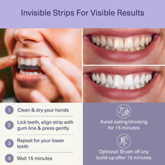 Easy, mess-free application of dissolving whitening strips