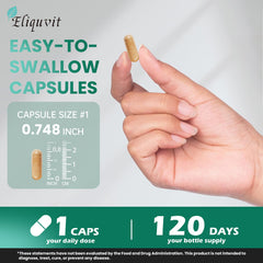 Packaging image of Eliquvit methylated multivitamin showing bottle label