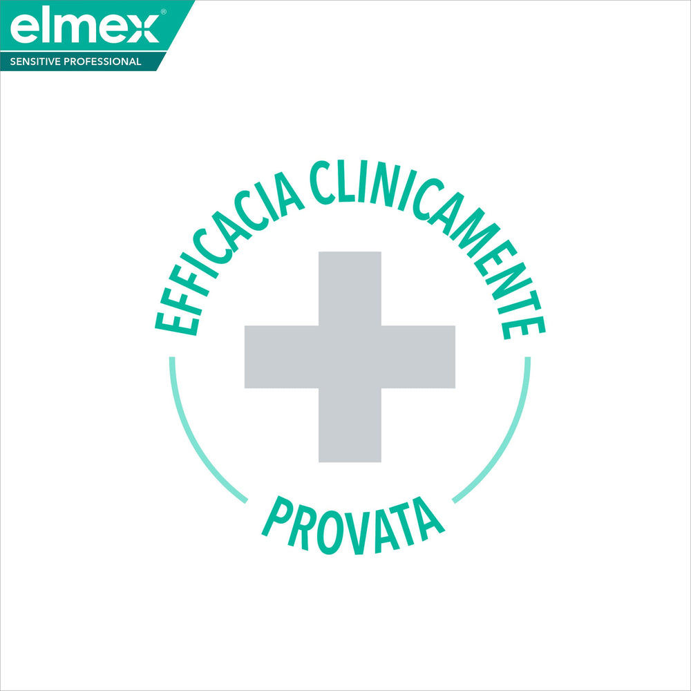 Elmex Sensitive Plus Mouthwash 400ml bottle on white background