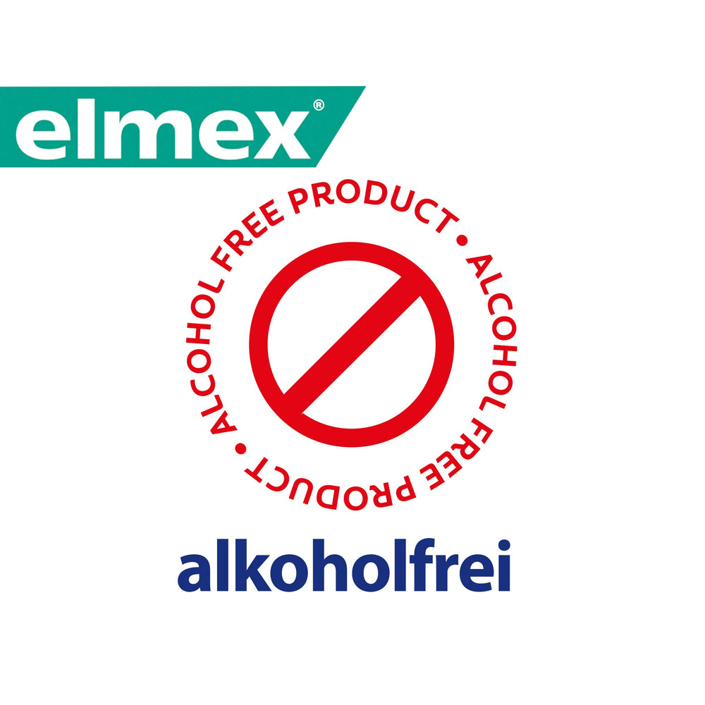 Pack shot: 100 ml x 3 of Elmex Sensitive Mouthwash