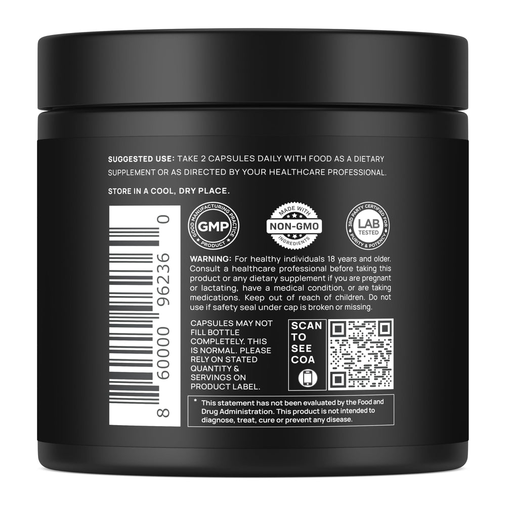 Maca root supplement for men's wellness