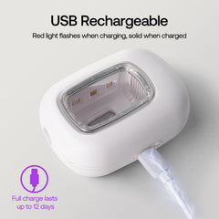 USB rechargeable power port and long battery life indicator