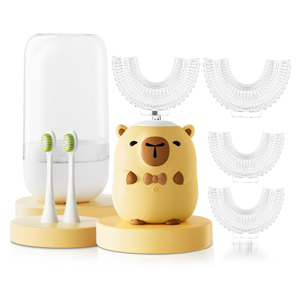 ELOTAME Capybara kids electric toothbrush product shot