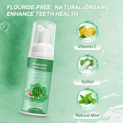 Bathroom scene showing IPX7 waterproof toothbrush in use