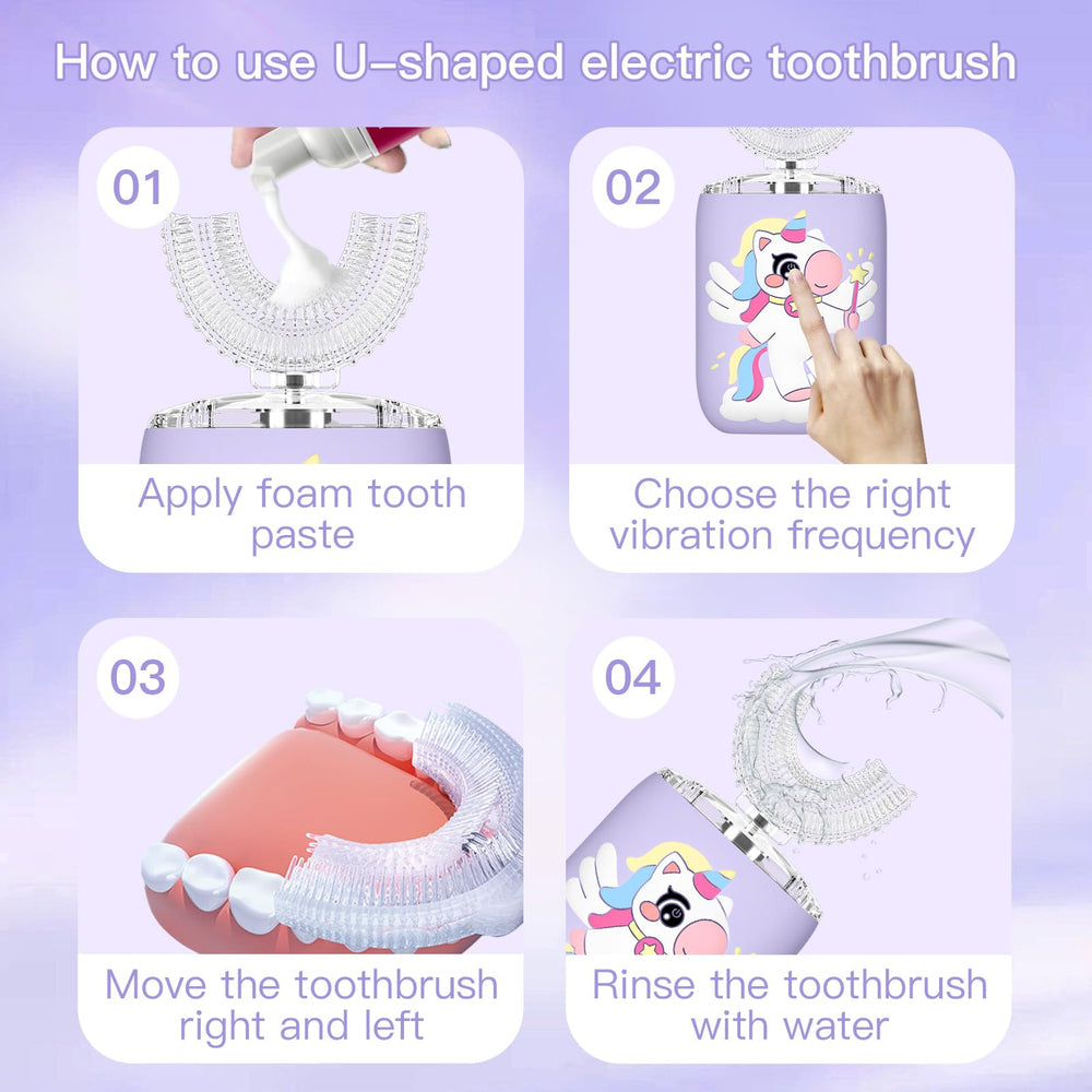 IPX7 waterproof rating and bath-ready kid toothbrush