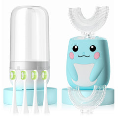 ELOTAME kids U-shaped electric toothbrush close-up