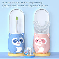 Toothbrush displaying 6 cleaning modes