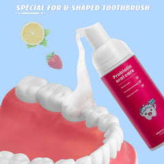 IPX7 waterproof kids electric toothbrush in purple